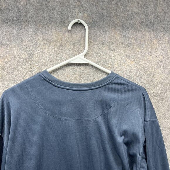 Reel Legends Shirt Mens Medium Blue Long Sleeve Performance Fishing Crewneck - Picture 3 of 10